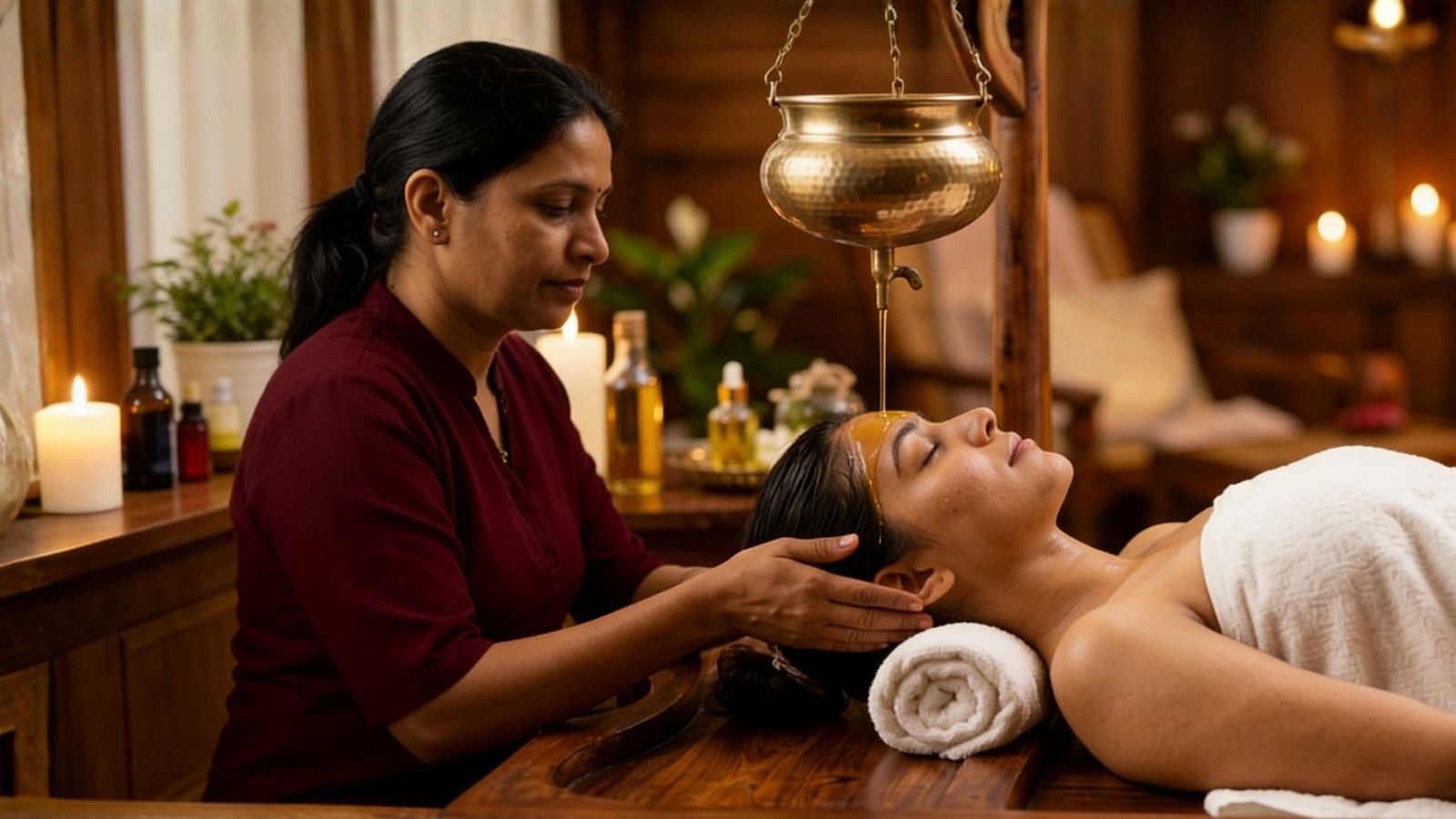 Ayurvedic therapy at Herbal Hills