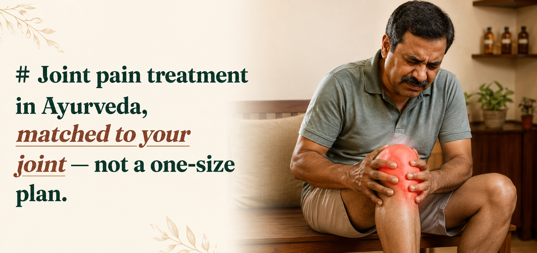 Ayurvedic joint pain treatment and Panchakarma therapy at Herbal Hills Wellness Center, Mumbai