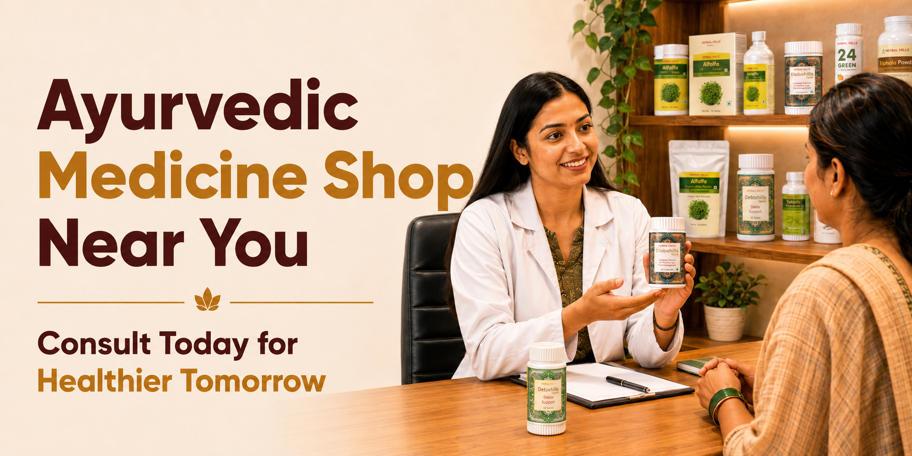 Ayurvedic Medicine Shop Near You - Herbal Hills Wellness doctor consultation