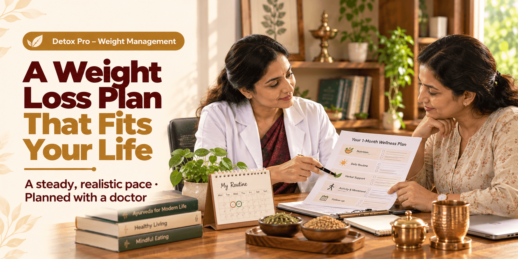 Weight loss plan that fits your life, planned with a doctor at Herbal Hills, Mumbai