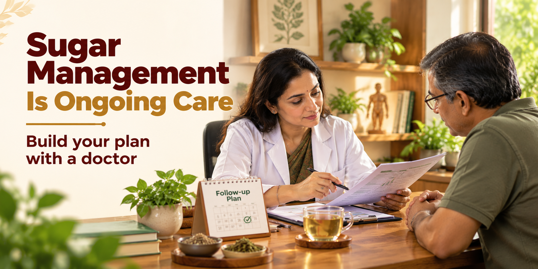 Diabetes care plan: doctor consultation for sugar management at Herbal Hills, Mumbai