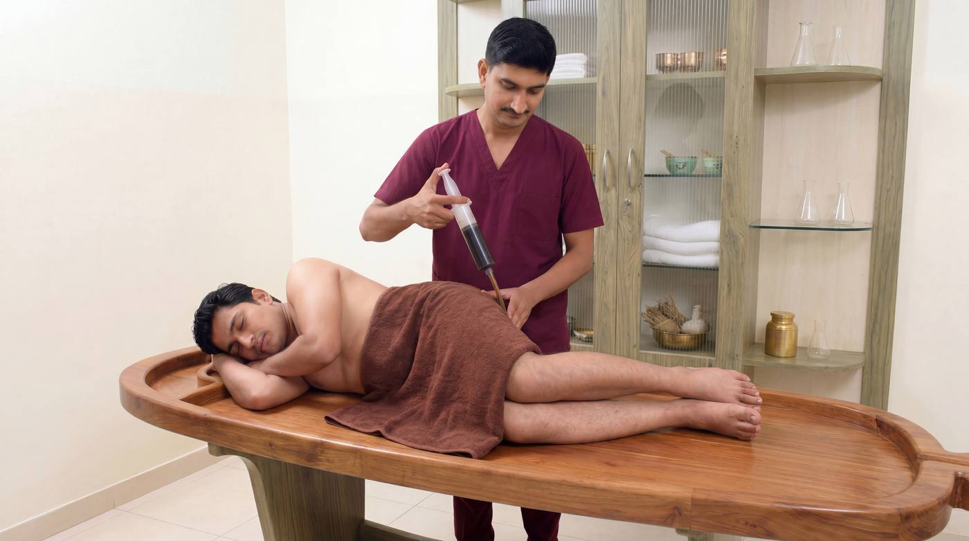 Ayurvedic fat loss treatment – Lekhan Basti at Herbal Hills Wellness Center, Mumbai