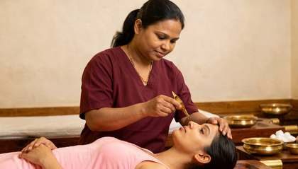 Nasya – one of the Ayurvedic therapies at Herbal Hills Center, Mumbai