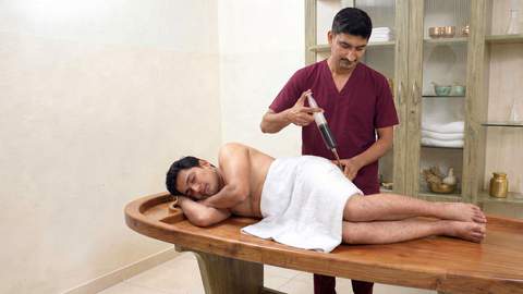 Niruha Basti for acidity at Herbal Hills Center, Mumbai